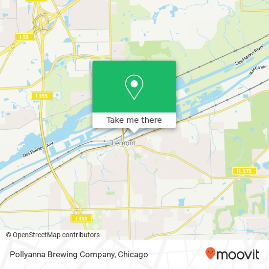 Pollyanna Brewing Company map