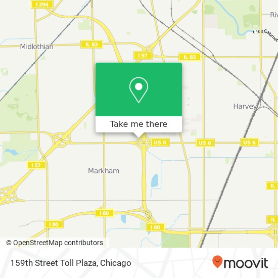 159th Street Toll Plaza map