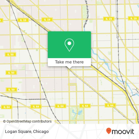 Logan Square map