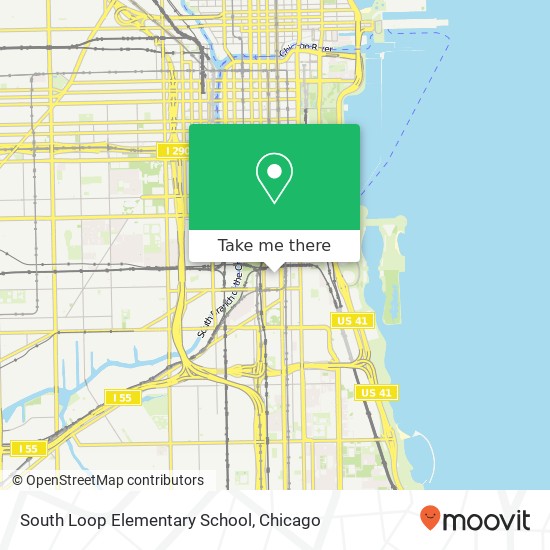 South Loop Elementary School map