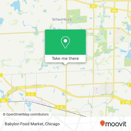 Mapa de Babylon Food Market