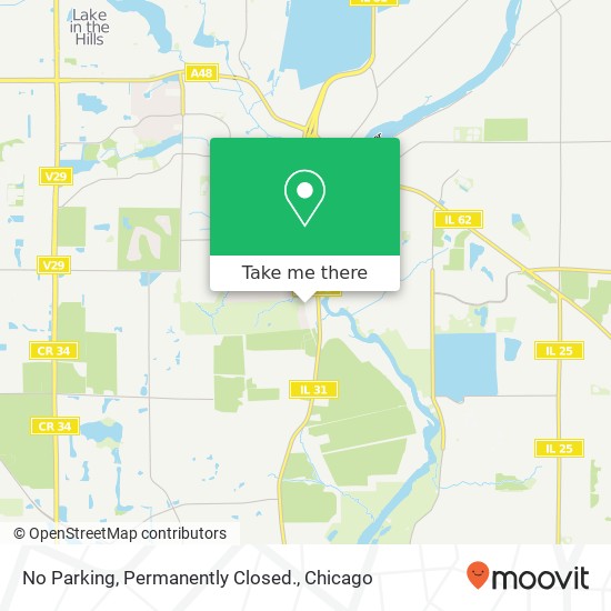 No Parking, Permanently Closed. map