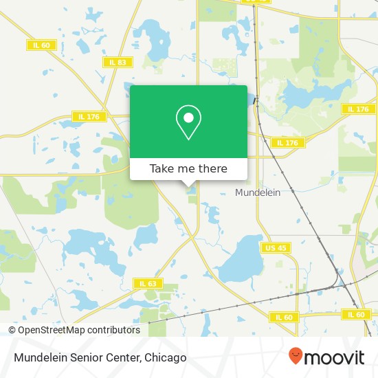 Mapa de Mundelein Senior Center