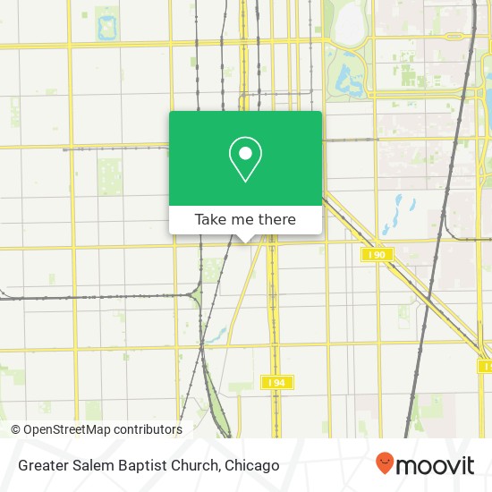 Mapa de Greater Salem Baptist Church