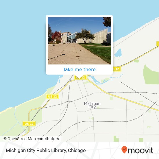 Mapa de Michigan City Public Library