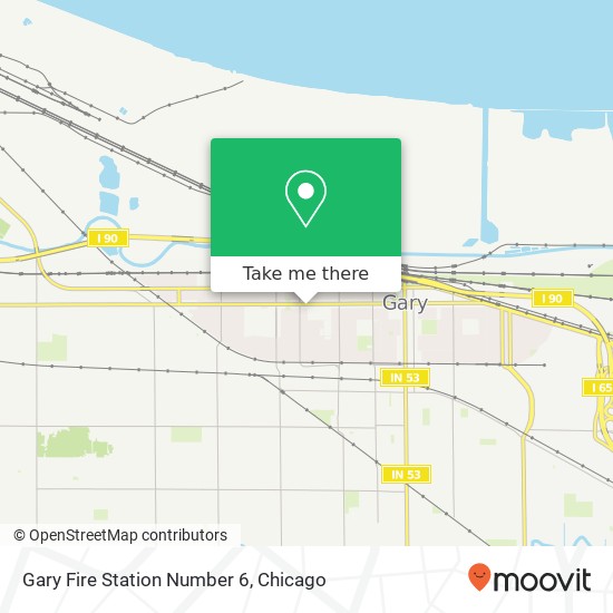 Mapa de Gary Fire Station Number 6