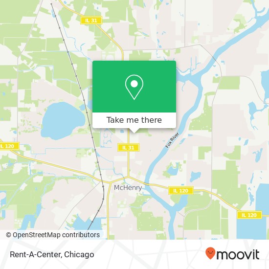 Rent-A-Center map