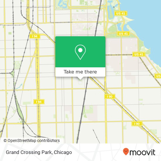 Grand Crossing Park map