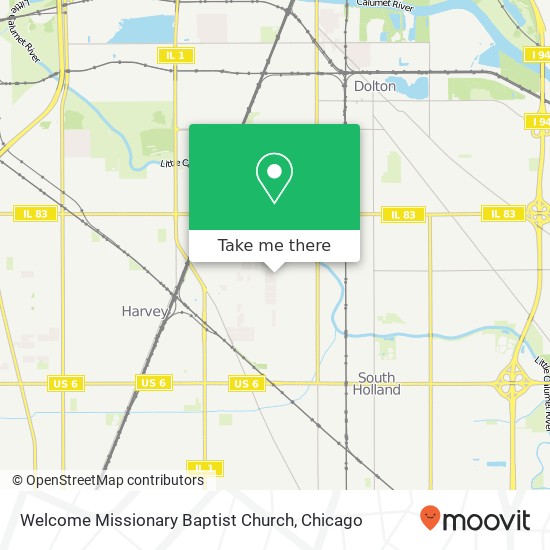 Mapa de Welcome Missionary Baptist Church