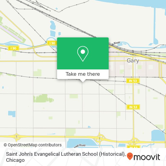 Saint John's Evangelical Lutheran School (Historical) map