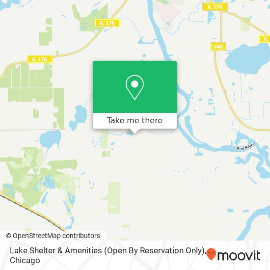 Lake Shelter & Amenities (Open By Reservation Only) map