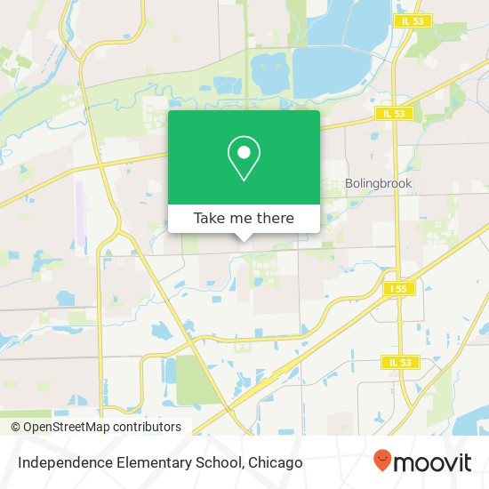 Independence Elementary School map