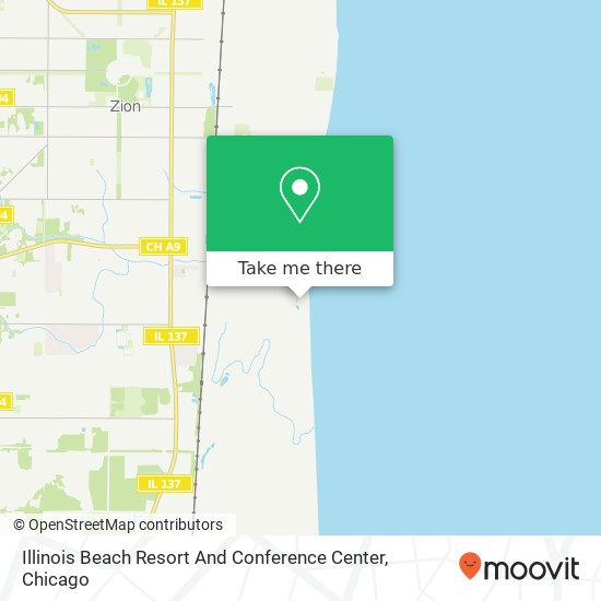 Illinois Beach Resort And Conference Center map