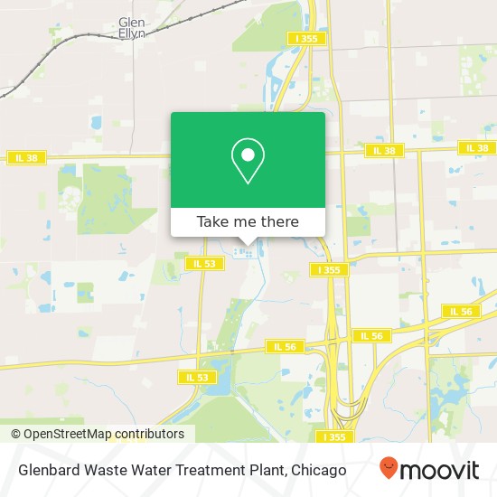 Glenbard Waste Water Treatment Plant map