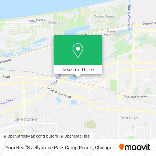 Mapa de Yogi Bear’S Jellystone Park Camp Resort