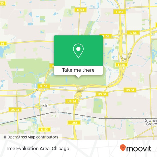 Tree Evaluation Area map