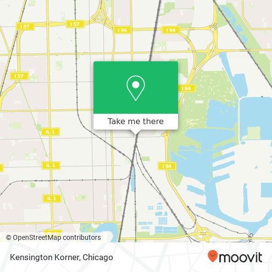Kensington Korner map