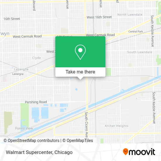 Walmart Supercenter map