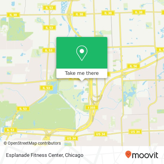 Esplanade Fitness Center map
