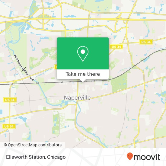 Ellsworth Station map