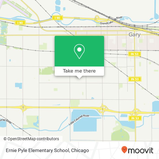 Ernie Pyle Elementary School map