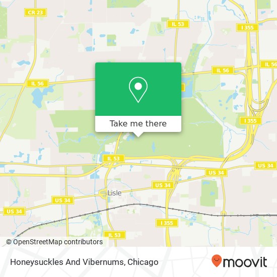 Honeysuckles And Vibernums map