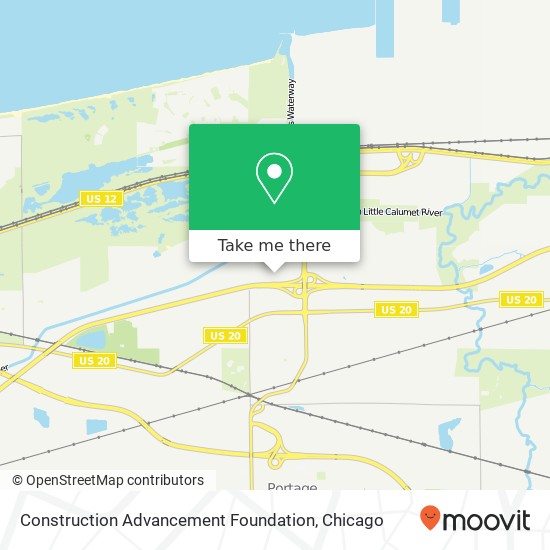 Construction Advancement Foundation map