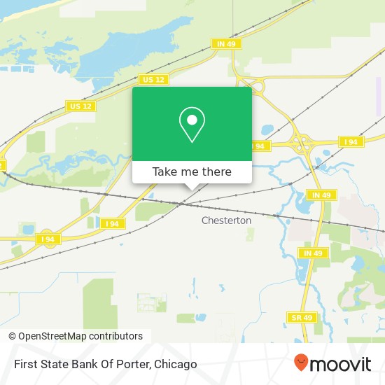 Mapa de First State Bank Of Porter