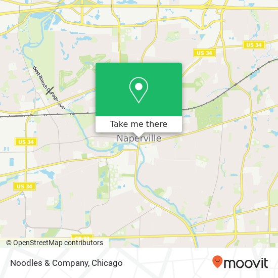 Noodles & Company map