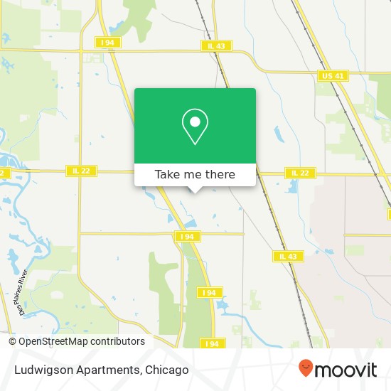 Ludwigson Apartments map