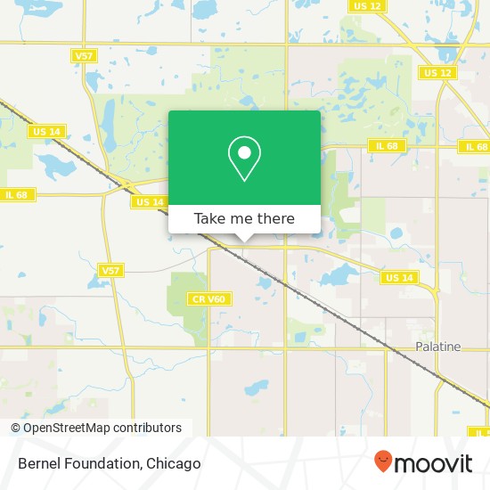 Mapa de Bernel Foundation