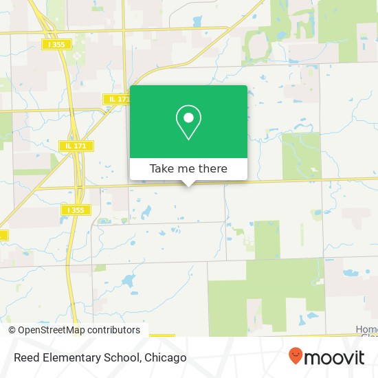 Mapa de Reed Elementary School