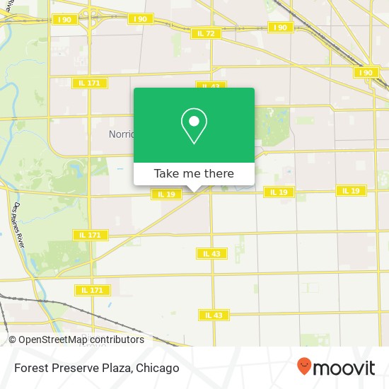 Forest Preserve Plaza map