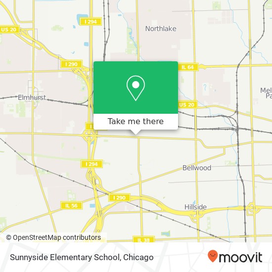 Sunnyside Elementary School map