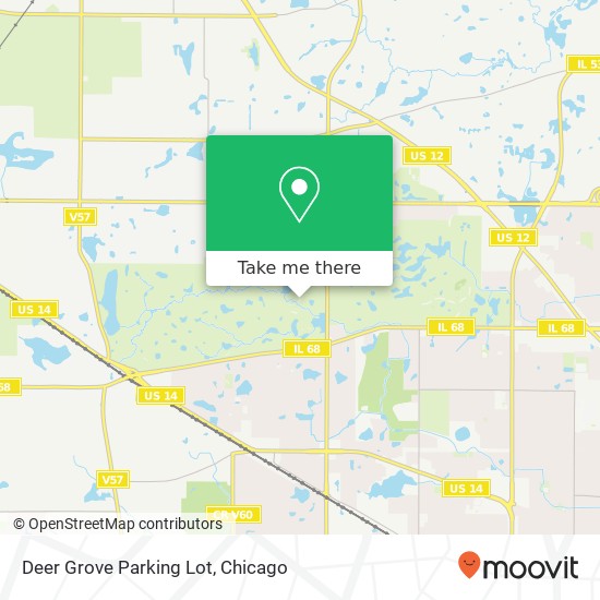 Mapa de Deer Grove Parking Lot