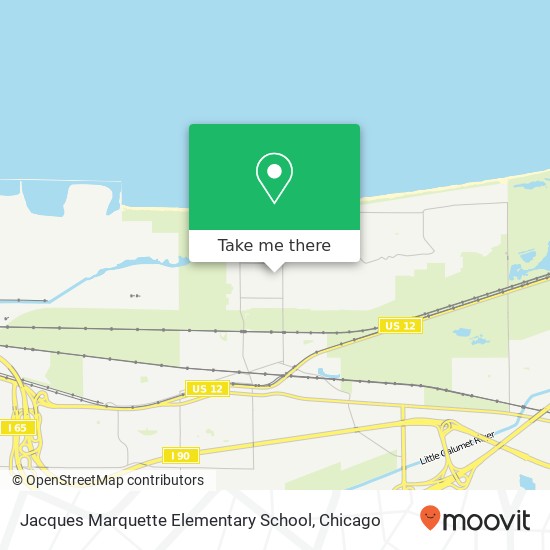 Mapa de Jacques Marquette Elementary School