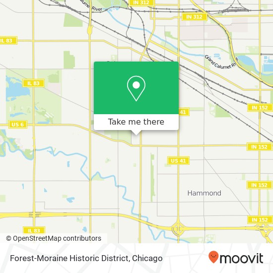 Forest-Moraine Historic District map