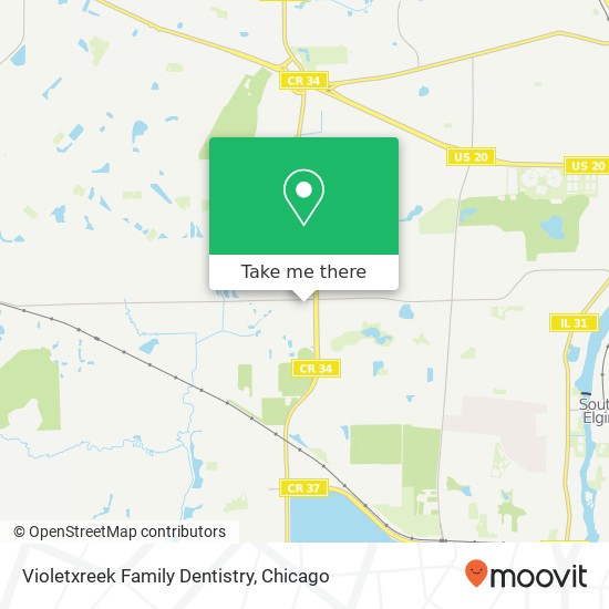 Violetxreek Family Dentistry map