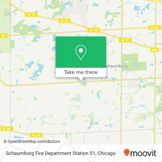 Schaumburg Fire Department Station 51 map