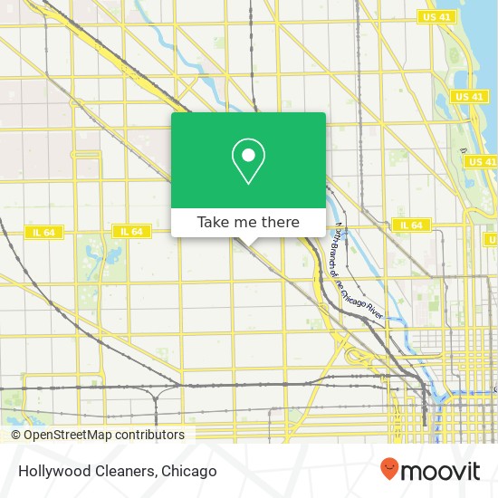 Hollywood Cleaners map