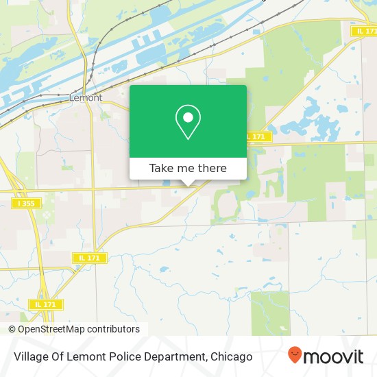 Village Of Lemont Police Department map
