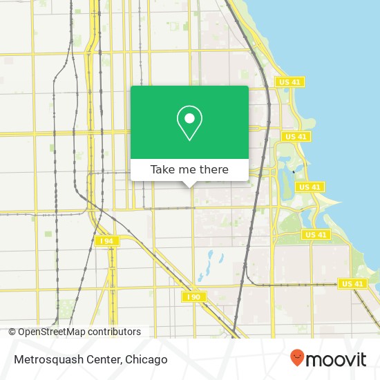 Mapa de Metrosquash Center