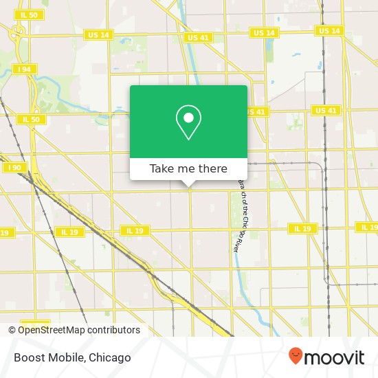 Mapa de Boost Mobile