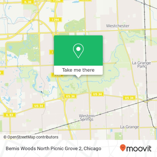 Bemis Woods North Picnic Grove 2 map