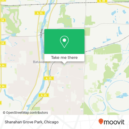 Shanahan Grove Park map