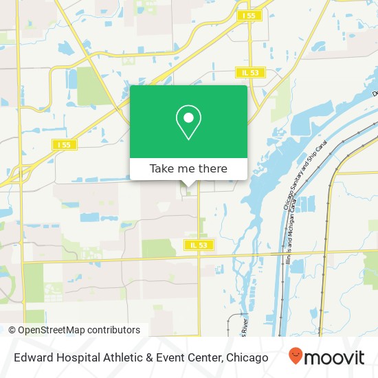 Mapa de Edward Hospital Athletic & Event Center