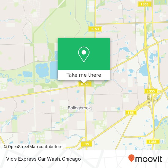Vic's Express Car Wash map