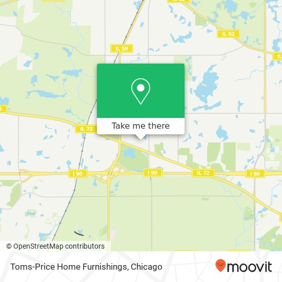 Toms-Price Home Furnishings map