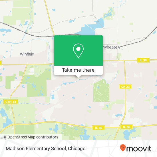 Madison Elementary School map