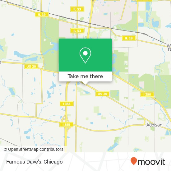Mapa de Famous Dave's